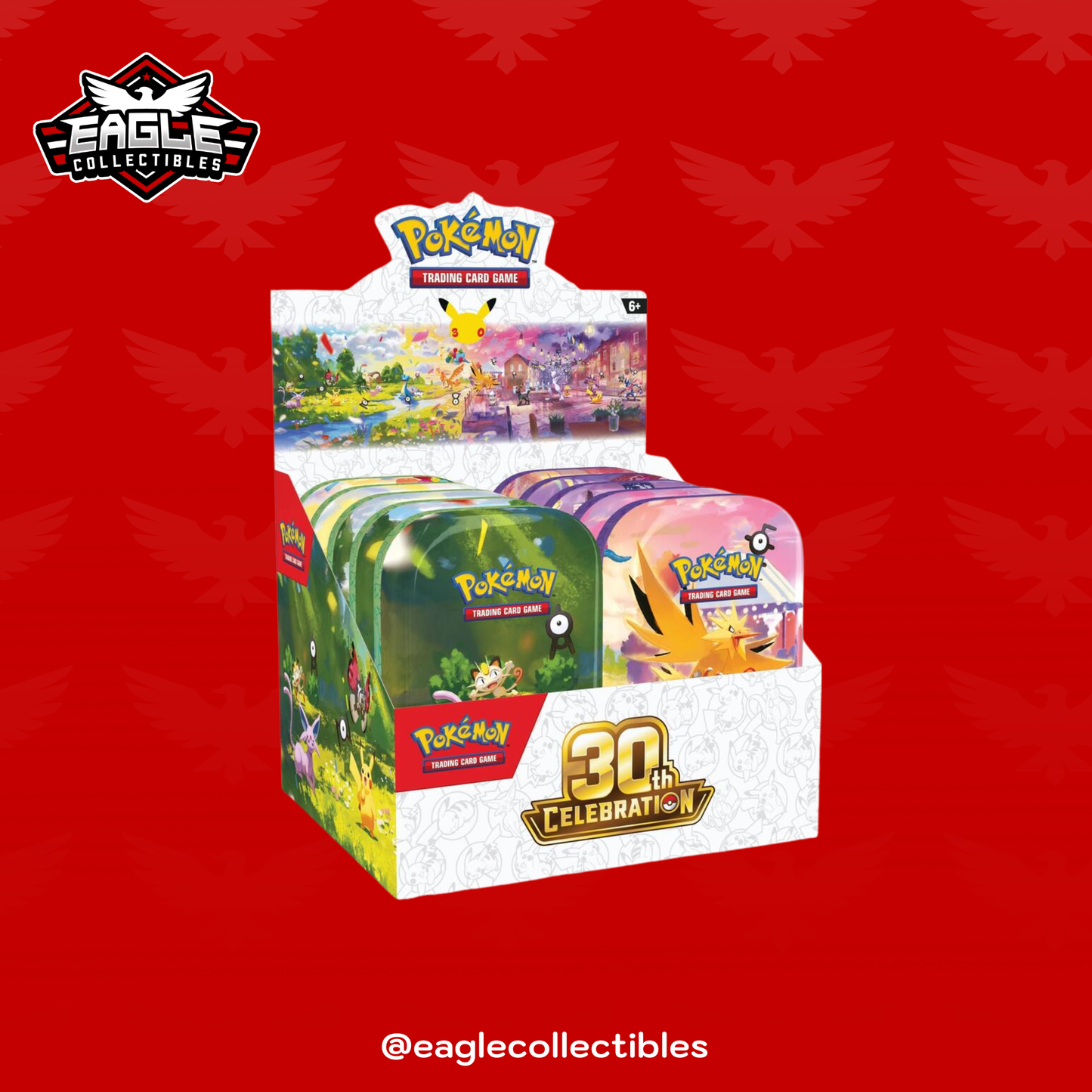 30th Celebration - Mini Tins 10ct Display