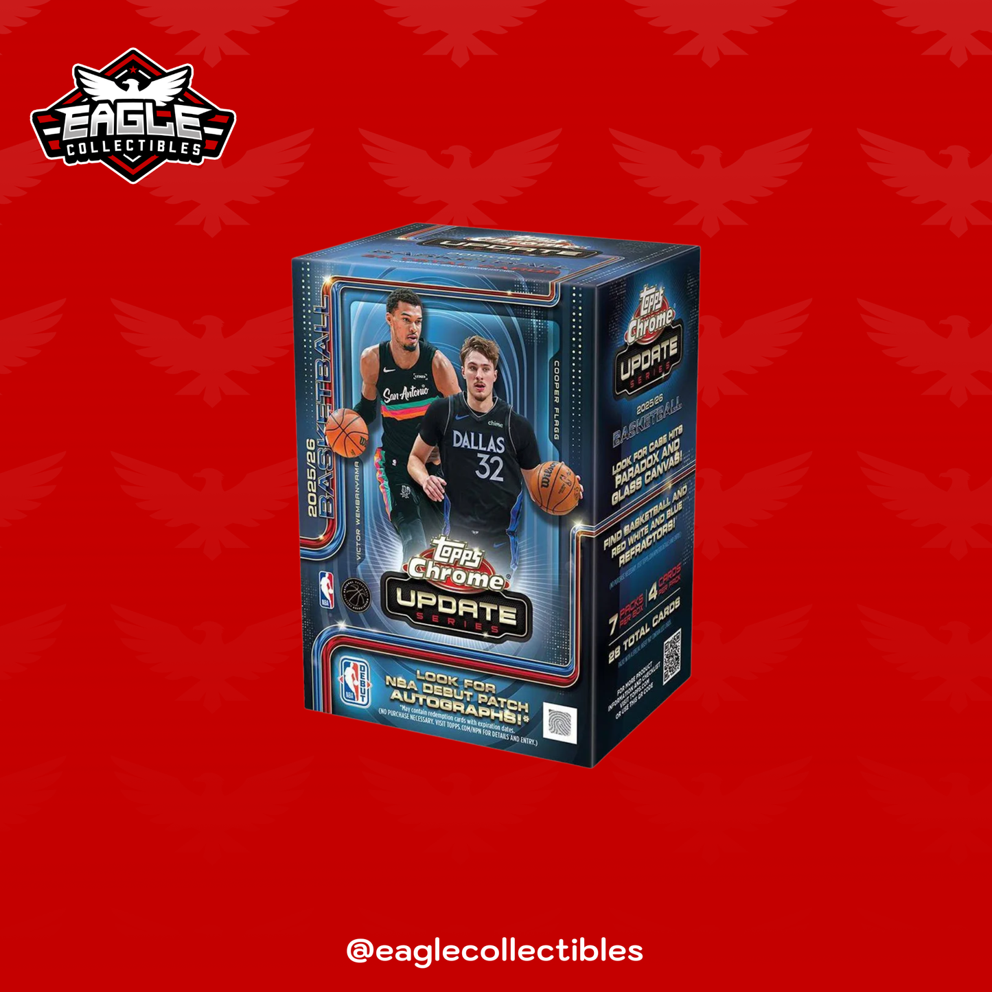2025-26 Topps Chrome Updates Basketball Blaster