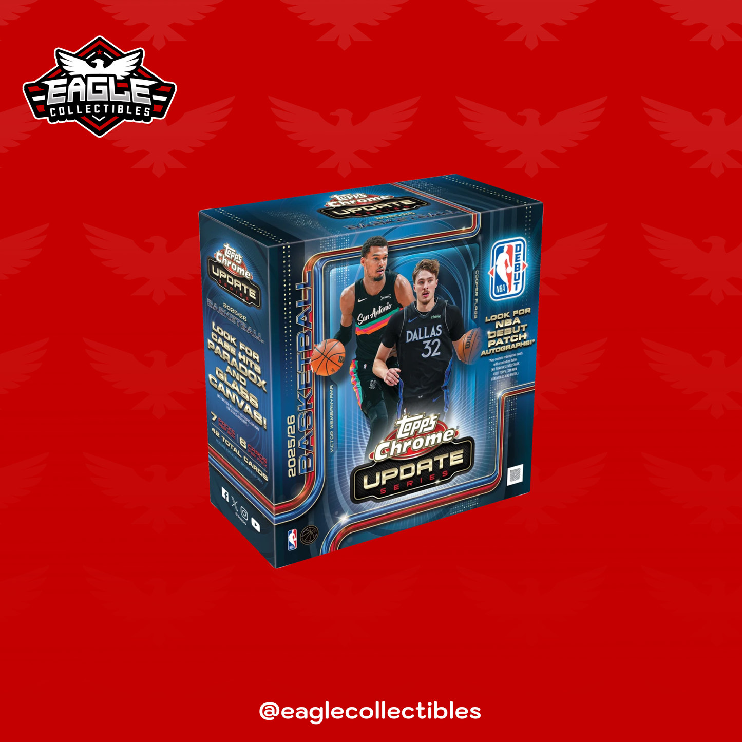 2025-26 Topps Chrome® Updates Basketball - Mega Box