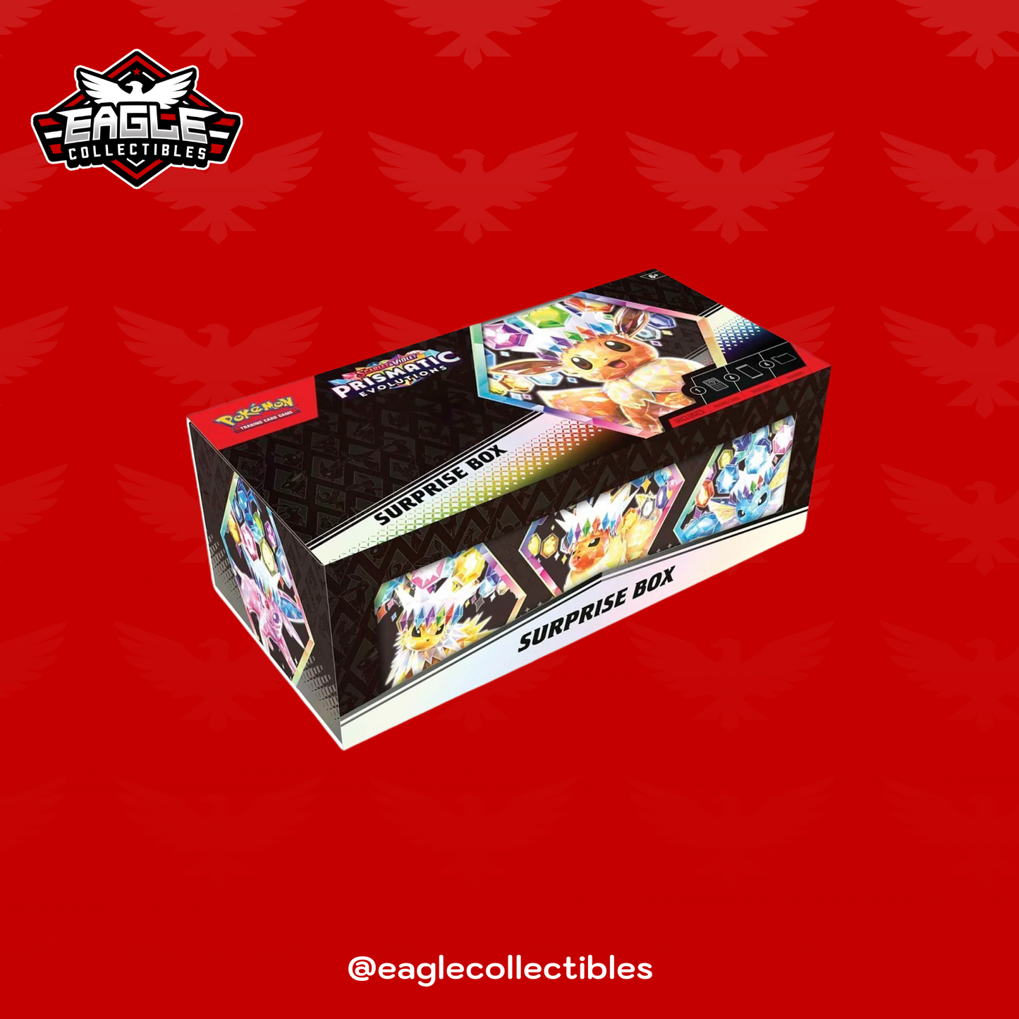 Prismatic Evolutions Surprise Box