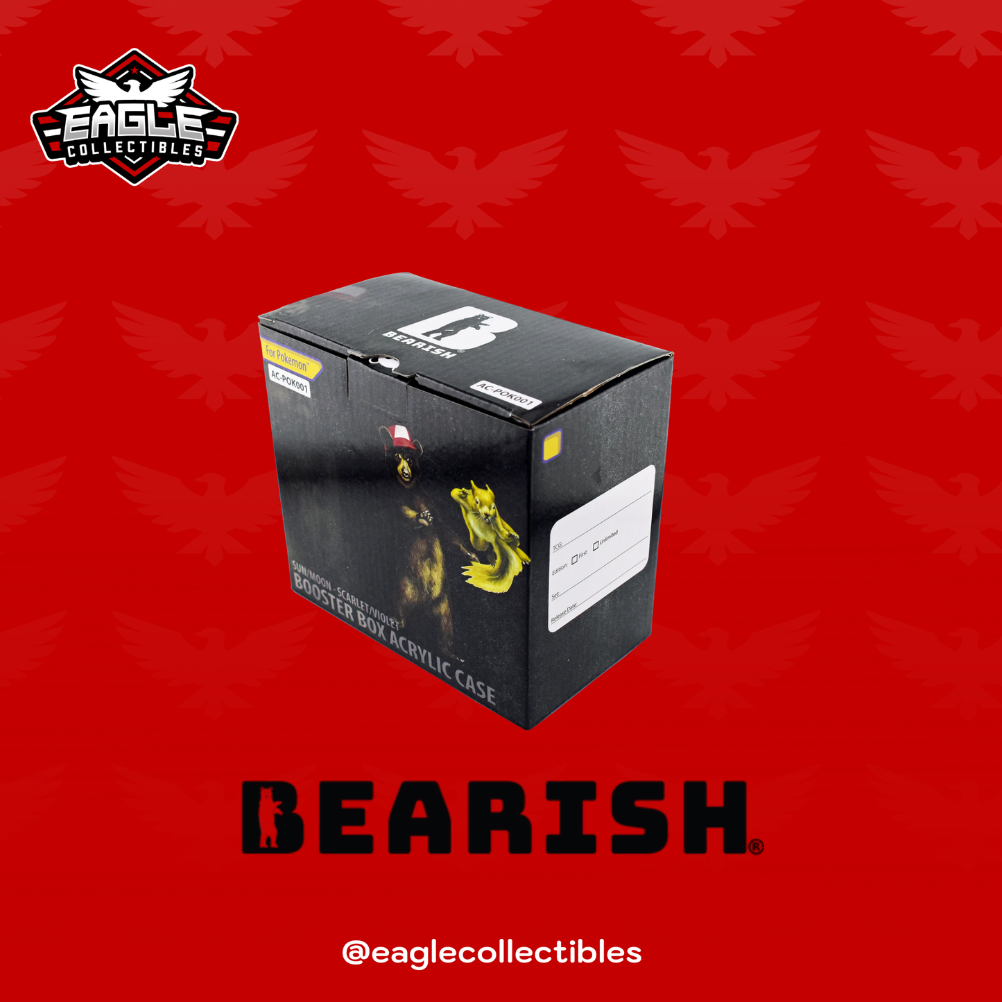 Bearish Booster Box Acrylic Case