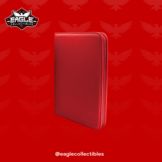 Vivid 9-Pocket Binder - Red