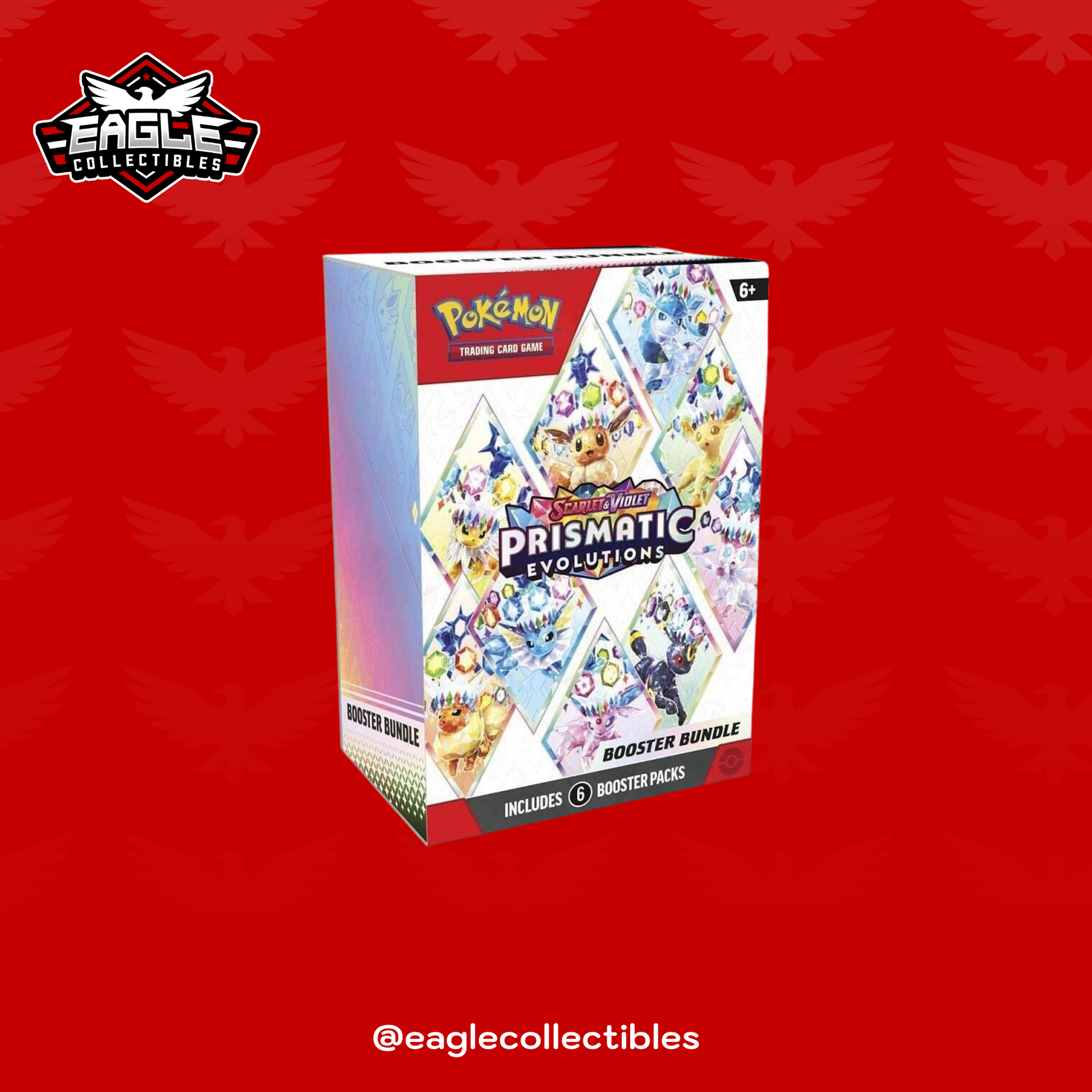 prismatic evolutions 36 booster box Prismatic Evolutions Booster Bundle – Eagle Collectibles