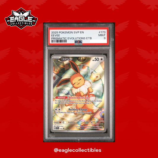 Eevee #173 - Prismatic Evolutions ETB Promo - PSA 9