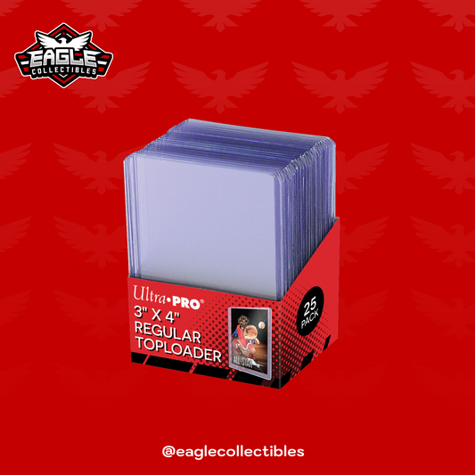 Ultra Pro - 3" x 4" Clear Regular Toploaders (25ct)